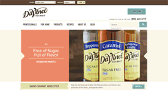 Desktop Screenshot of davincigourmet.com